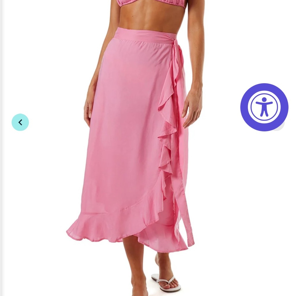Melissa Odabash Danni Rose wrap skirt XS